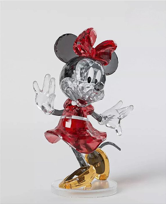 Estátua Colecionável de Montar Cristal Minnie Mickey Mouse & Friends 34 Peças 13 cm