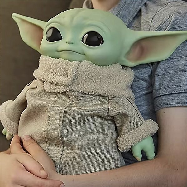 Boneco Baby Yoda The Child Grogu O Mandaloriano The Mandalorian Star Wars 28 cm