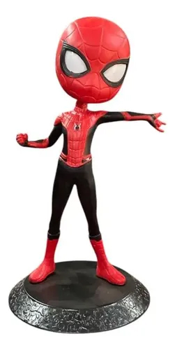 Estátua Colecionável Qposket Homem Aranha Spider Man Marvel Comics 15 cm