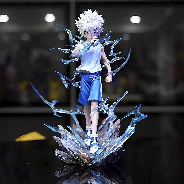 Estátua Colecionável Killua Zoldyck Hunter X Hunter Exame De Caçador Hunter 23 cm