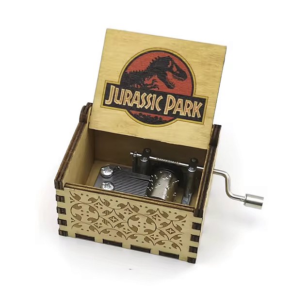 Caixa Caixinha de Música Jurassic Park