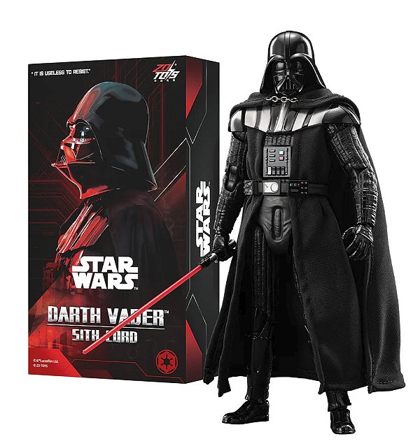 Action Figure Darth Vader Anakin Skywalker Sith Lord Guerra Nas Estrelas Star Wars Escala 1/10 Zd Toys