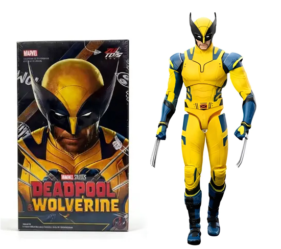Action Figure Wolverine Logan Filme Deadpool e Wolverine Marvel Escala 1/10 Zd Toys