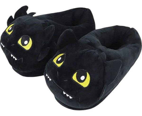 Pantufa de Pelúcia 3D Bangela Furia da Noite Tamanho Único 28 cm