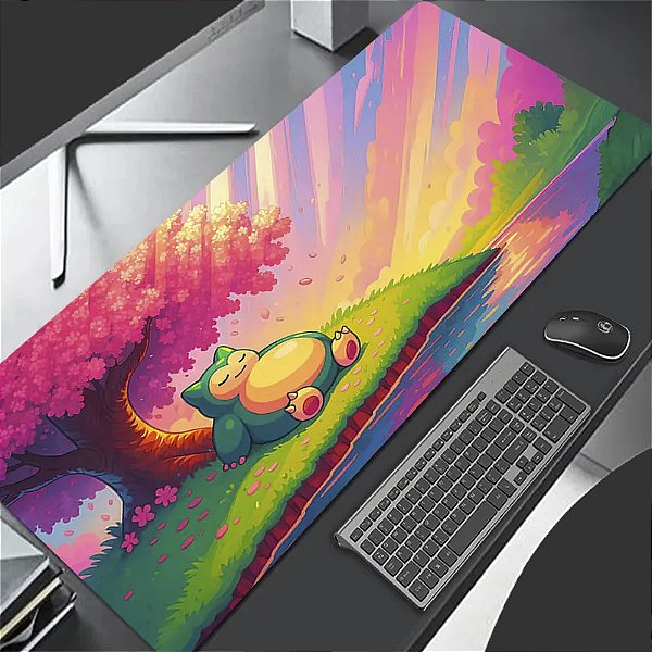 Mousepad Gamer Snorlax Pokémon 90x40 cm