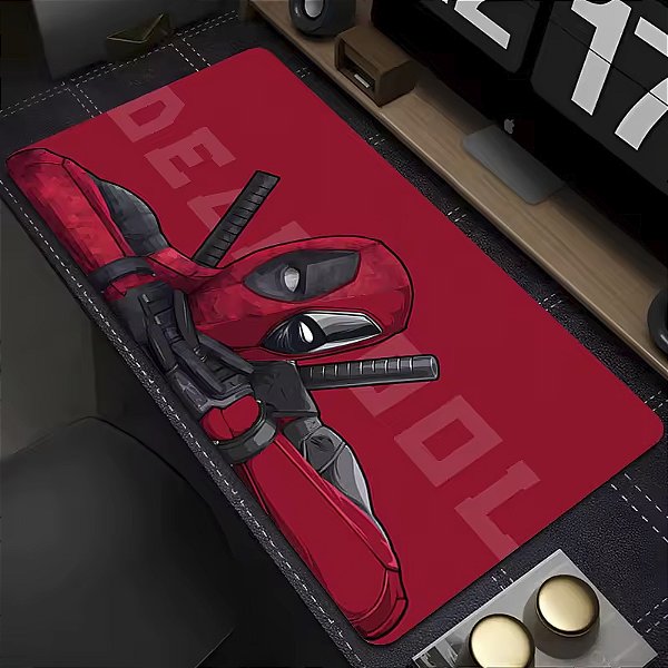 Mousepad Gamer Deadpool Marvel 90x40 cm