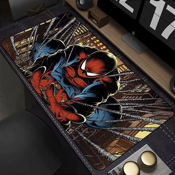 Mousepad Gamer Homem Aranha Spider Man Marvel 90x40 cm