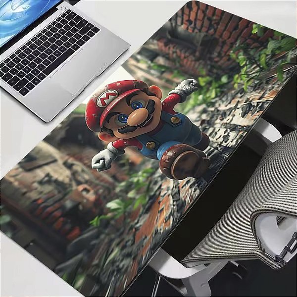 Mousepad Gamer Super Mario Nintendo 90x40 cm