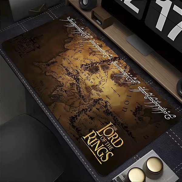 Mousepad Gamer O Senhor dos Anéis The Lord Of The Rings 90x40 cm