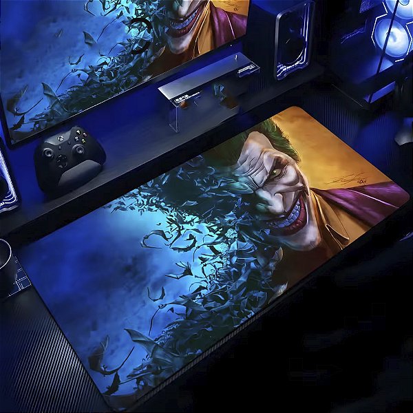 Mousepad Gamer Coringa Joker DC Comics 90x40 cm