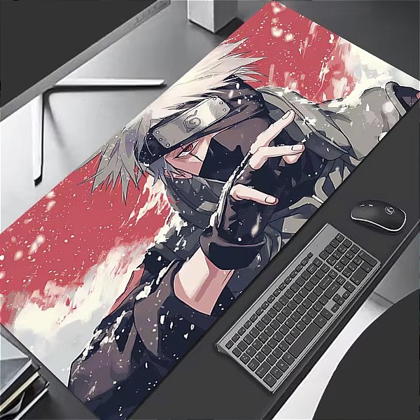 Mousepad Gamer Kakashi Hatake Naruto Shippuden 90x40 cm