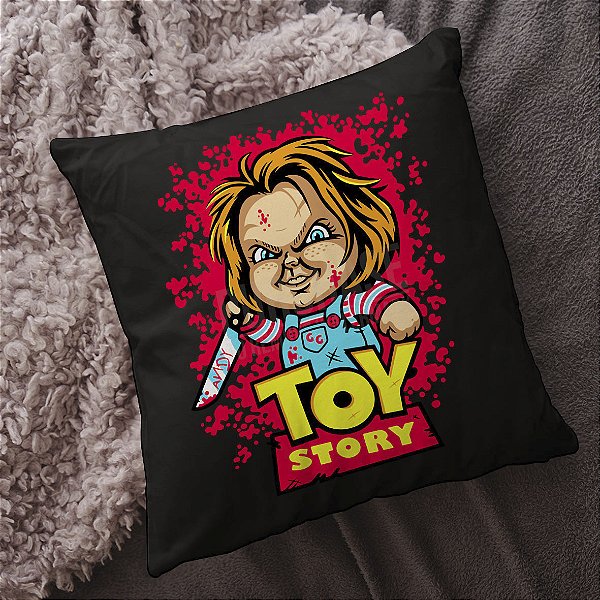 Almofada Chucky Toy Story Brinquedo Assassino Child's Play 45x45
