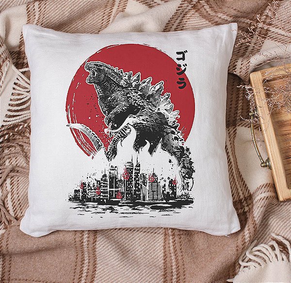 Almofada Monster Attack Godzilla Kaiju 45x45