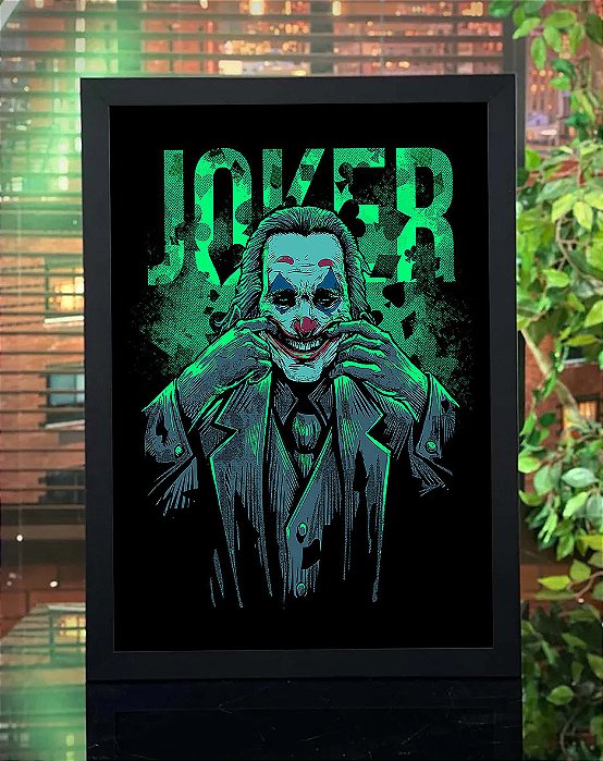 Quadro Joker Coringa DC Comics Ha Ha Ha A3