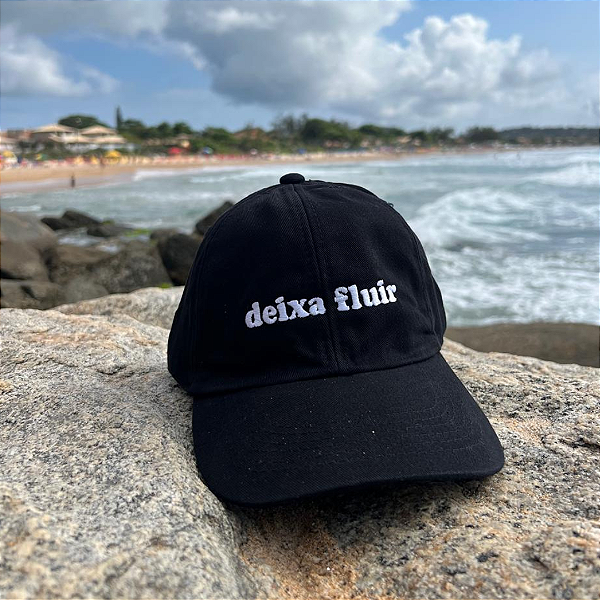 Boné Deixa Fluir - Preto