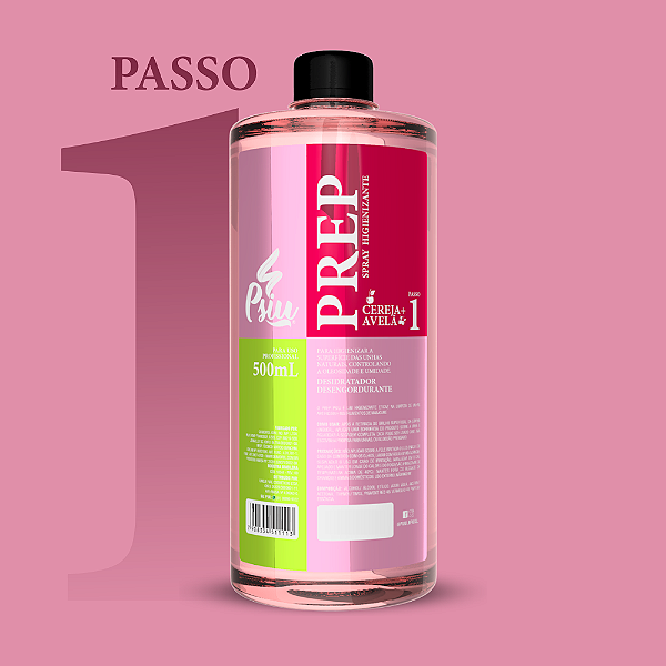 Psiu - Refil Prep Rosa Cereja + Avelã 500ml
