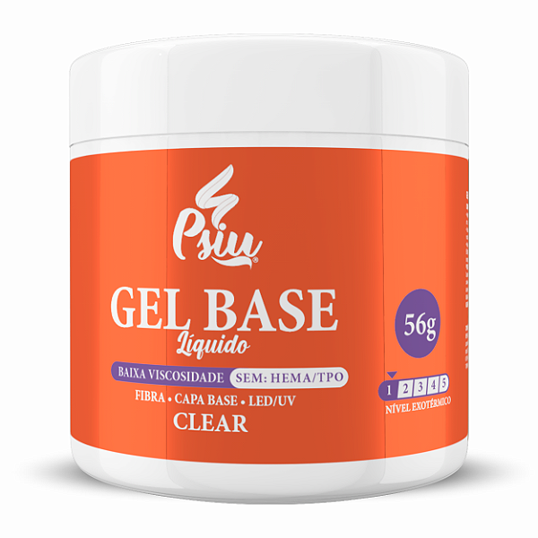 Psiu - Gel Base LIQUIDO Flexível 56g