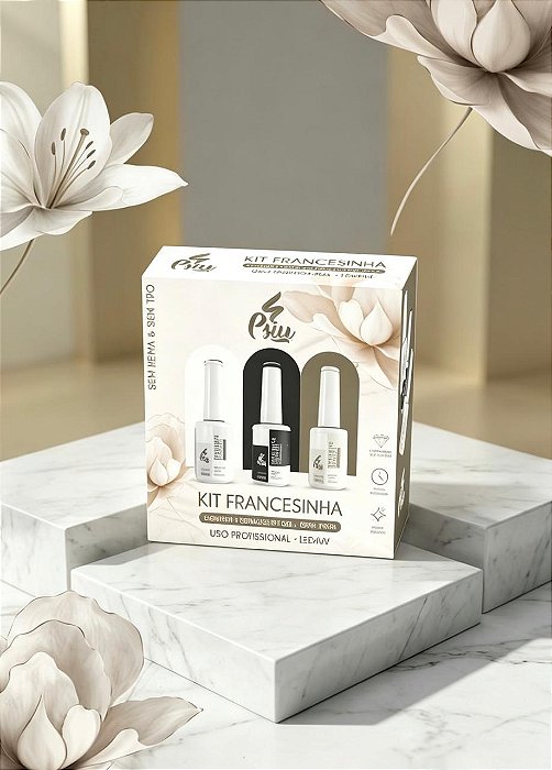 Psiu - Kit Francesinha 3 Esmaltes 10ml