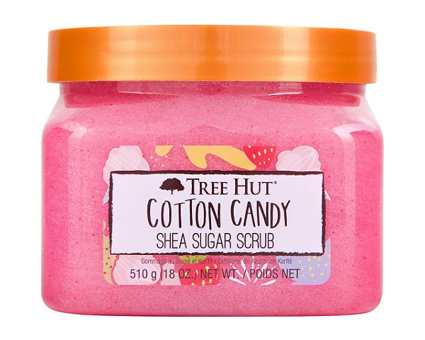 Esfoliante Cotton Candy Shea Sugar Scrub Tree Hut 510g