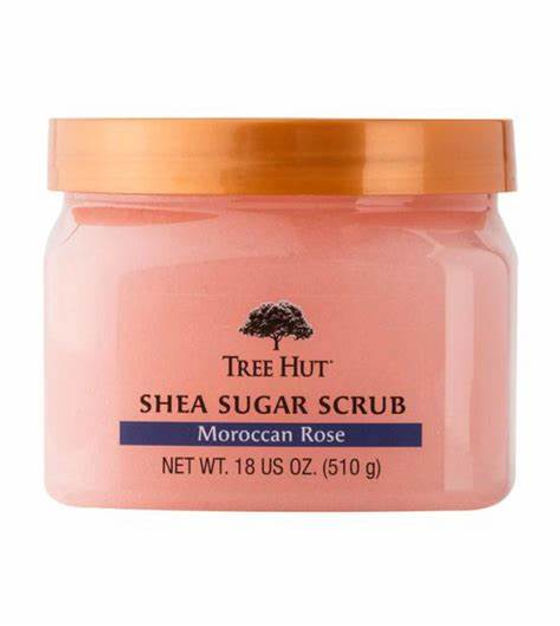 Esfoliante Moroccan Rose Shea Sugar Scrub Tree Hut 510g
