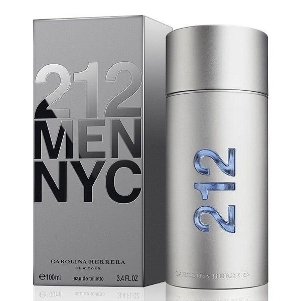 212 NYC Men Carolina Herrera Eau de Toilette - Perfume Masculino