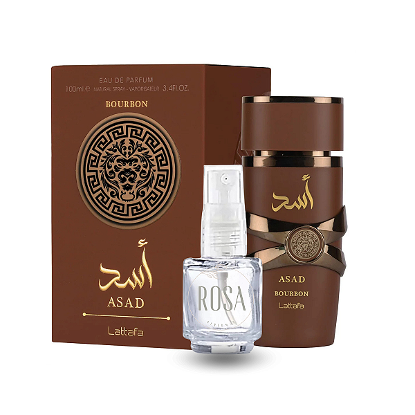 Asad Bourbon Lattafa Perfumes Eau de Parfum - Perfume Masculino 5ml