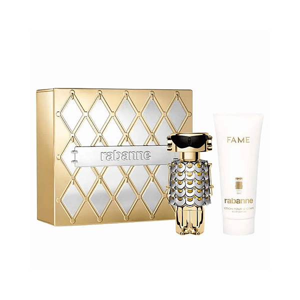 Kit Rabanne Fame 80ml + Body Lotion 100ml