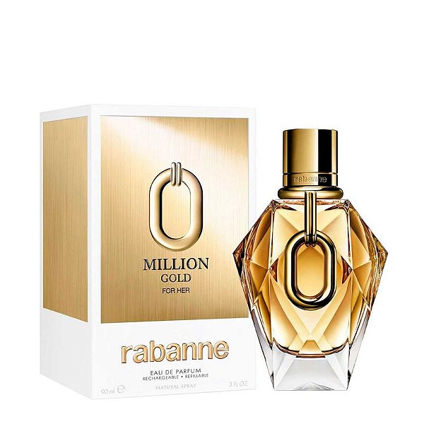 Million Gold For Her Rabanne Eau de Parfum Refillable - Perfume Feminino