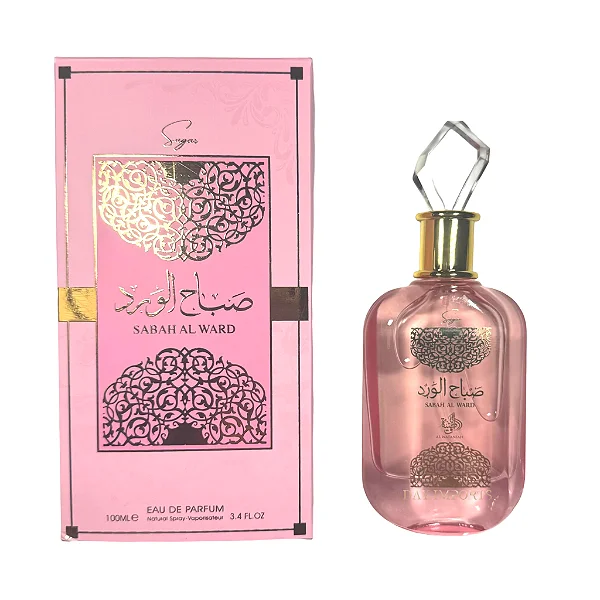 Sabah Al Ward Sugar Eau de Parfum - Perfume Árabe Feminino 100ml