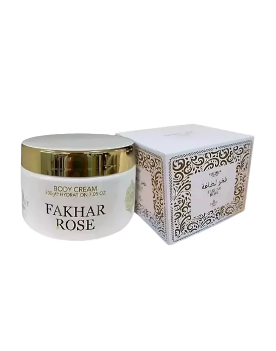Fakhar Rose Manteiga Hidratante Body Cream 200g - Isabelle La Belle