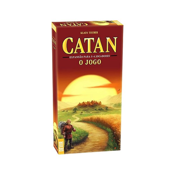 Expansão Jogo de Tabuleiro Catan 5 e 6 Jogadores - Devir