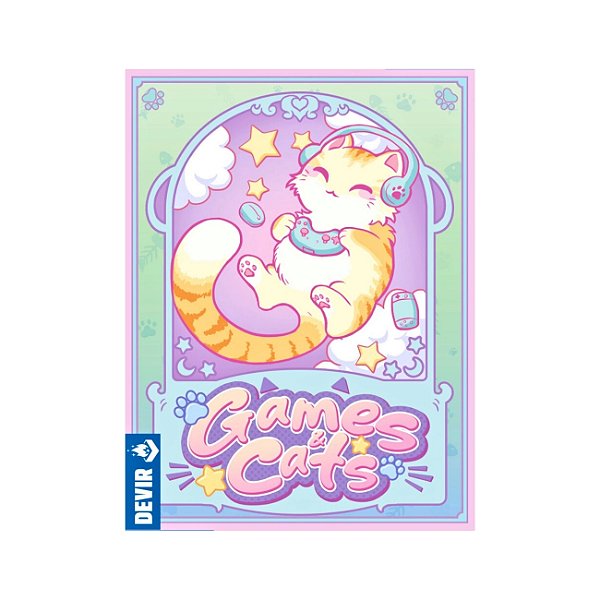 Jogo de Cartas Games & Cats Board Game