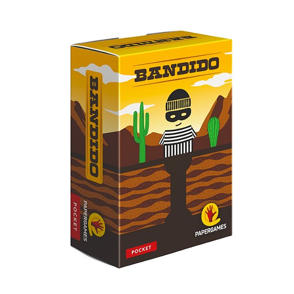 Jogo de Cartas Cooperativo Bandido Party Game - Paper Games