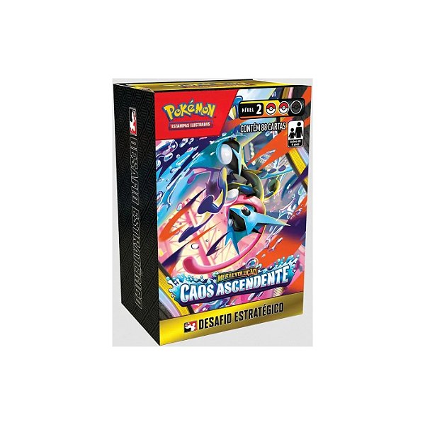 Pokémon TCG Desafio Estratégico Caos Ascendente 88 Cartas