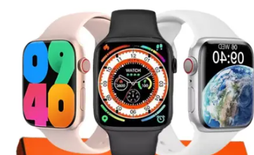 Relógio Smartwatch Hw X Mini Feminino E Masculino Amoled 7 Pulseiras Case Pel Nfc