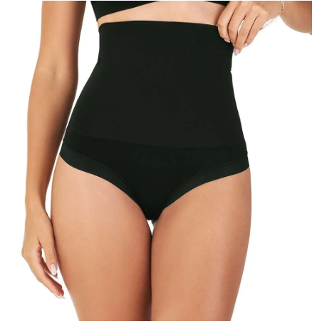 Calcinha Tanga Modeladora Alta Invisible Laser Preto Zee Rucci ( M )