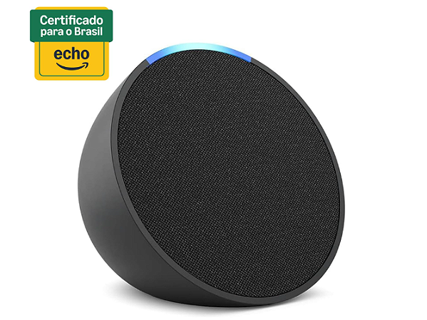 Echo Pop (Geração mais recente) | Smart speaker compacto com som envolvente e Alexa | Assistente Virtual Inteligente Speaker