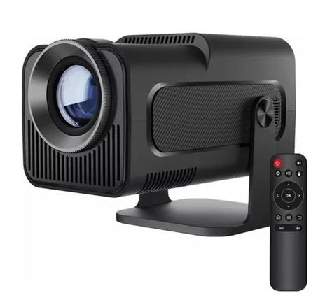 Projetor Inteligente Hy320 Pró 5G Smart 4K Wifi 6 Bluetooth 5.0 Android 11 Lançamento 2026 - Bluetooth 5.0 1080 Full HD Suporte 12000 Lumens Para Celular LED Auto Correção Horizontal 180° Linha Premium