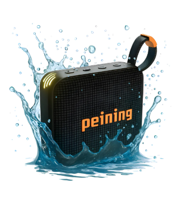 Caixa de Som Bluetooth Portátil Resistente à Água Mini Speaker PEI-SP11 Rosa, preto e Azul