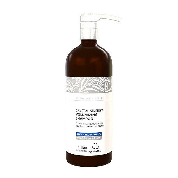 Vita Hominis - Crystal Sinergy Volumizing Shampoo - Shampoo para Volume Capilar - 1L
