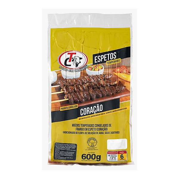 Espetinho de Coração de Frango