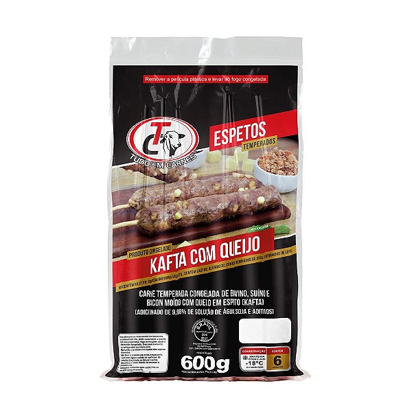 Espetinho de Kafta com Queijo