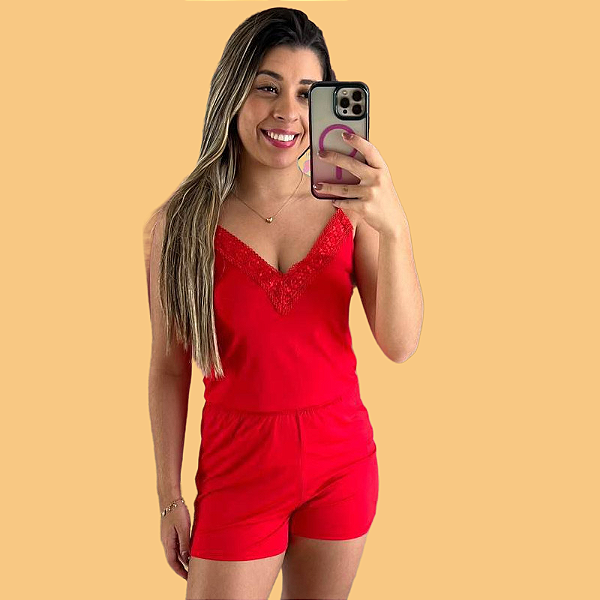 Short Doll Bianca - Vermelho