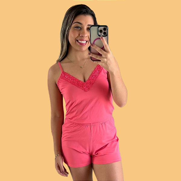Short Doll Bianca - Rose