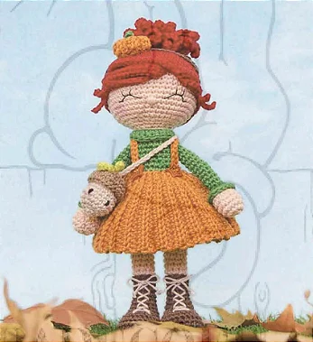 Abby a Boneca: Receita de Amigurumi (Ref 35)