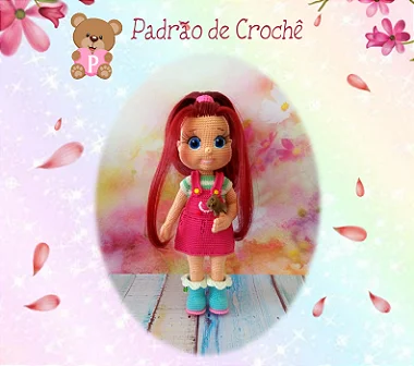 Receita de Amigurumi Boneca Rubi (Ref 18)