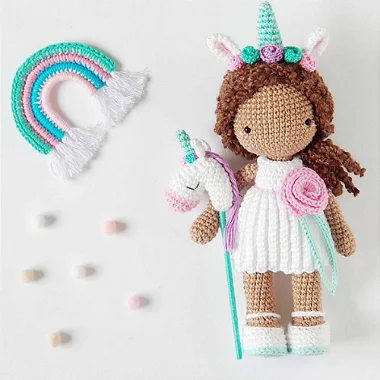 Receita de Amigurumi Unicórnio Lindo (Ref 01)2