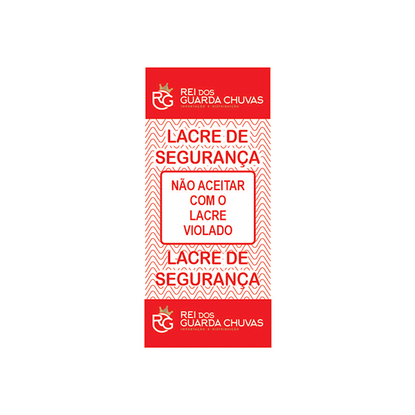 Lacre de Segurança - Casca de Ovo e VOID 10x3
