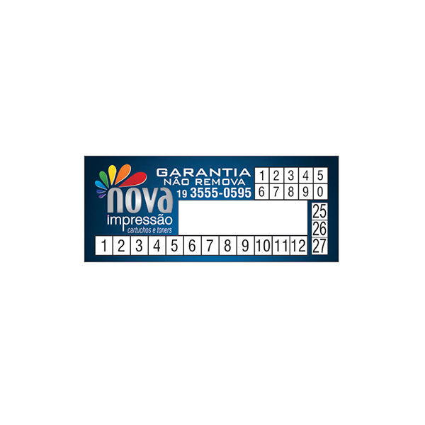 Lacre de Segurança - Casca de Ovo e VOID 4x2
