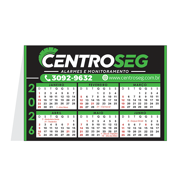 Calendário de Mesa Personalizado Diversos Tamanhos